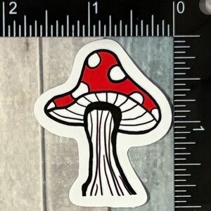 🌀10/$10🌀 Psychedelic Mushroom Reusable Waterproof Sticker Decal